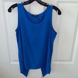 Blue express top